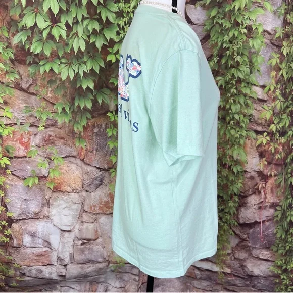 VINEYARD VINES Mint Green Graphic Tee, S AS-IS - Picture 7 of 11